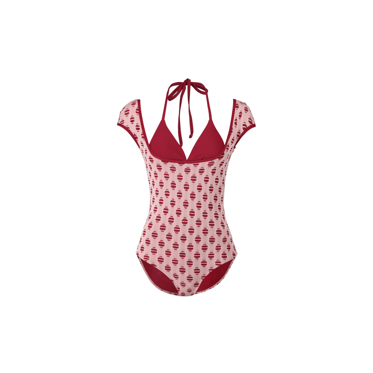 Bubble one piece - Raspberry blush
