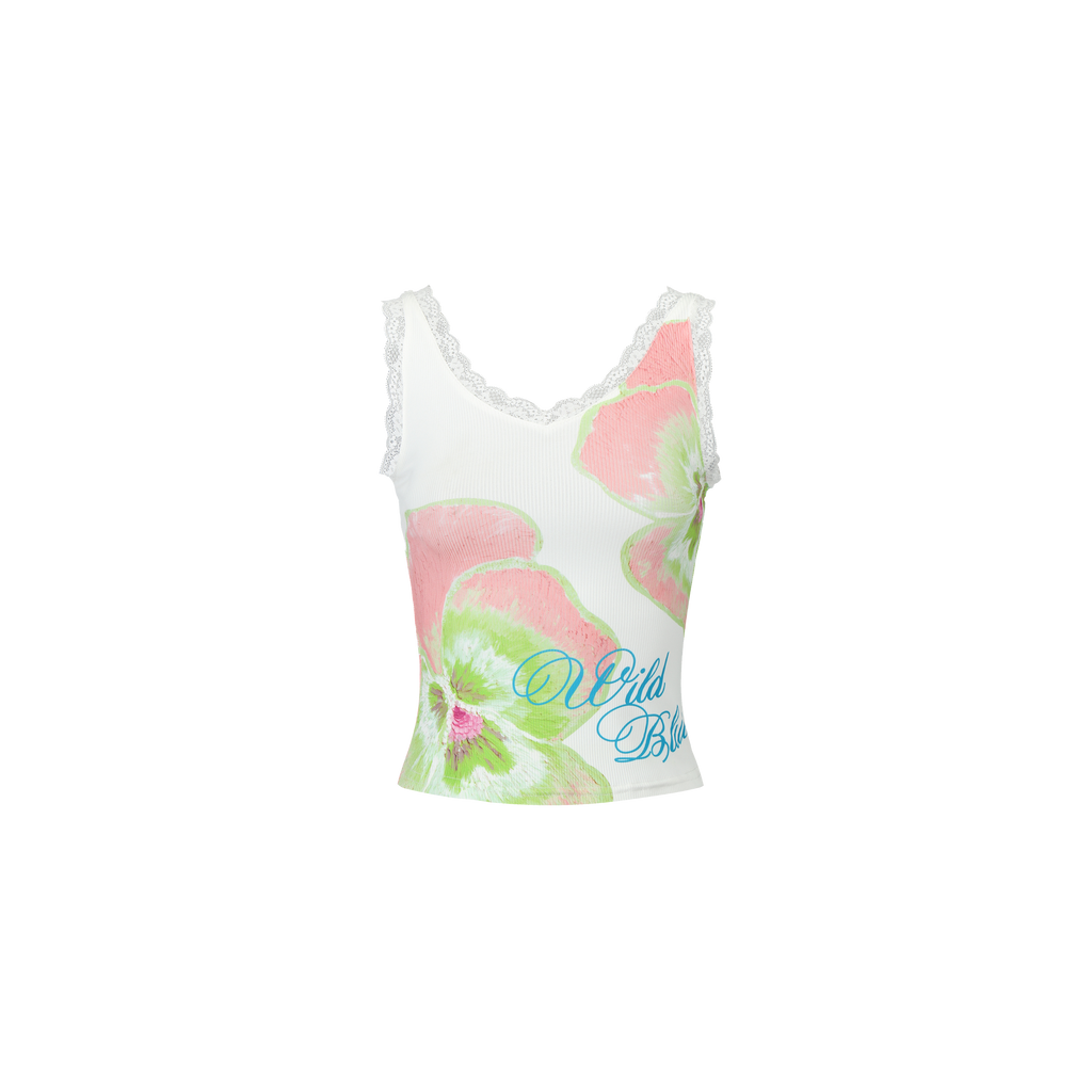 Buppha Tank Top - Pink pansy