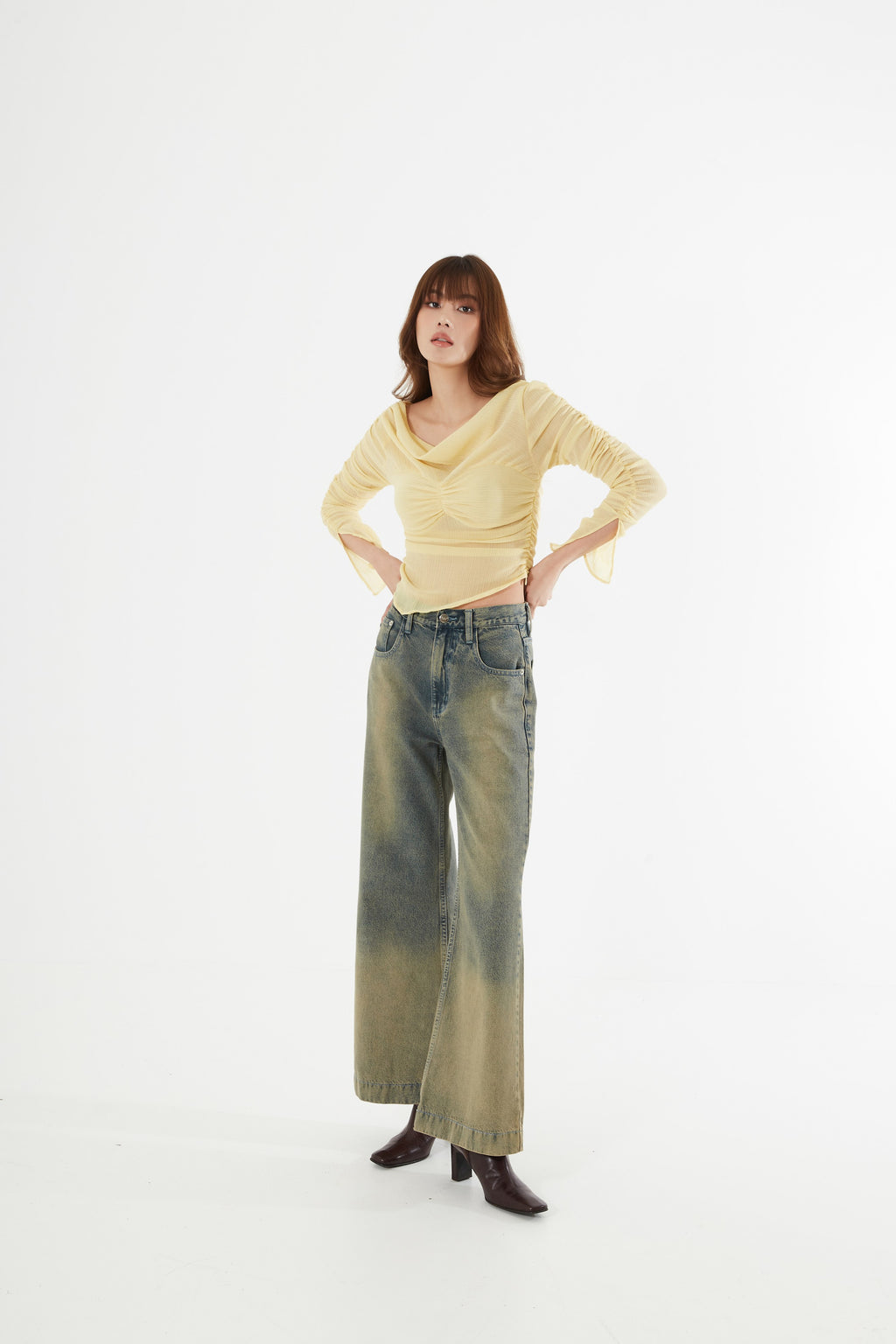 Gina Ruffle Top