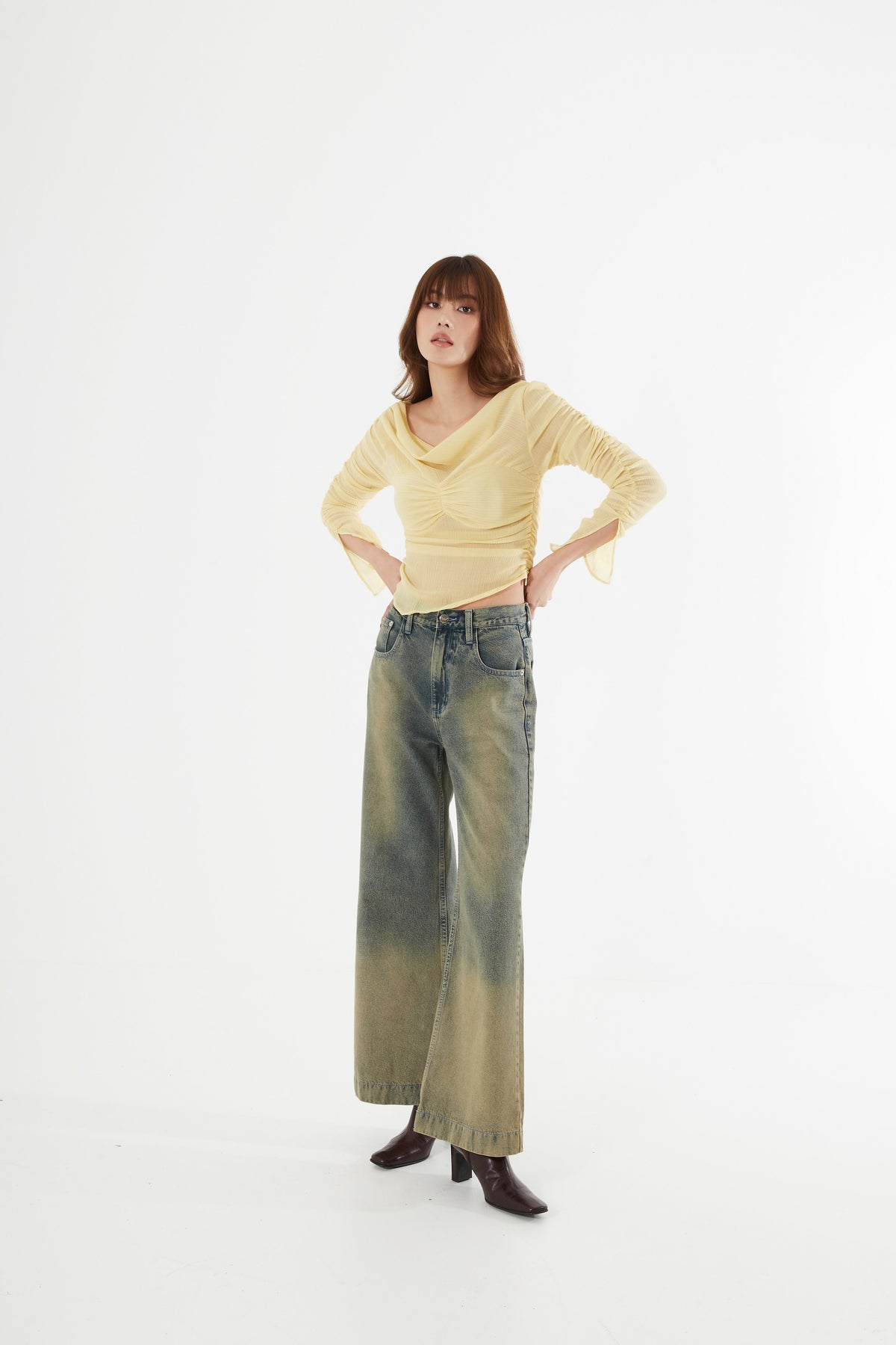 Gina Ruffle Top