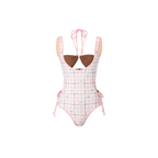 Ohana one piece - Pink tartan