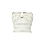 Peony Tube Top - White Lace