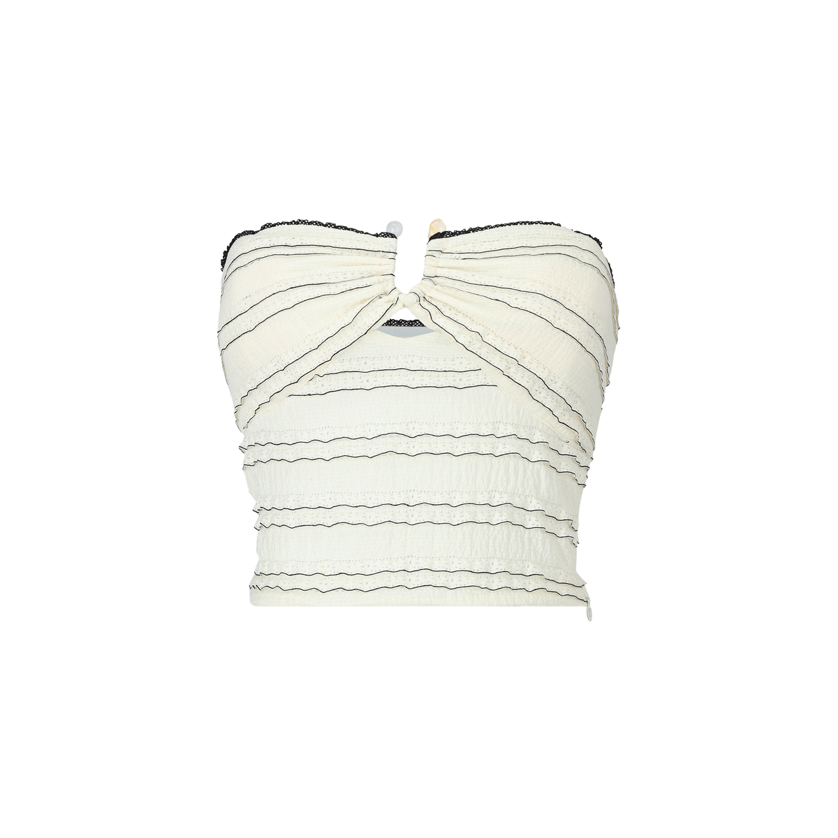 Peony Tube Top - White Lace