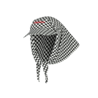 Picnic Girl cap - Black Gingham