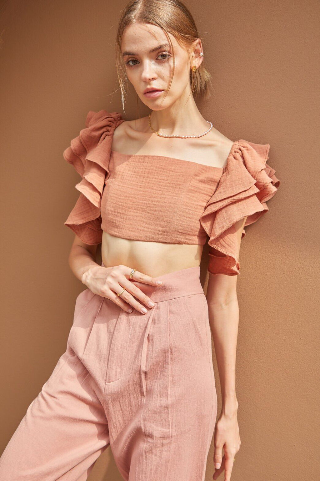 Camellia Crop Top