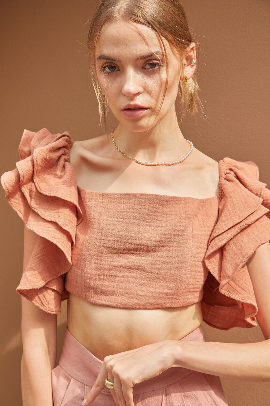 Camellia Crop Top