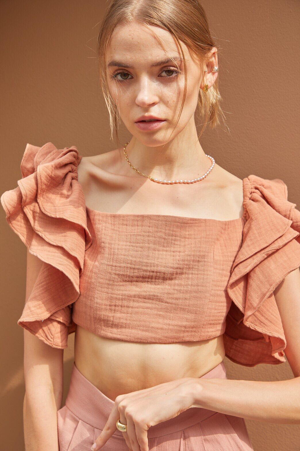 Camellia Crop Top
