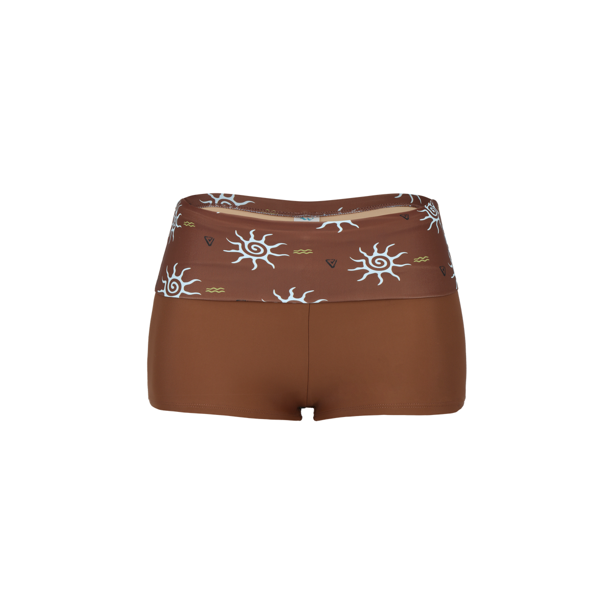 Sun spiral Shorts - brown