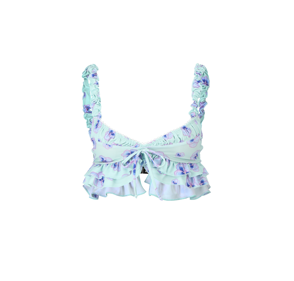 bunga Top - Blue