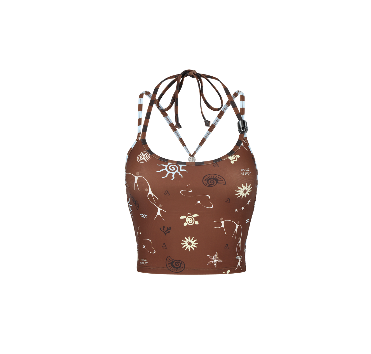 sea mantra Top - Brown